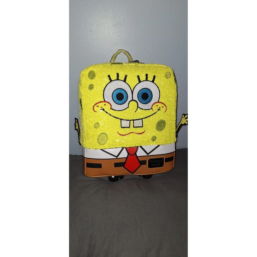 Loungefly SpongeBob SquarePants 25th Anniversary Sequin Mini Backpack NICBK0087